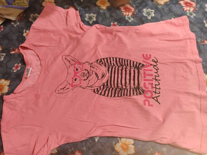 Pink Dog Tee