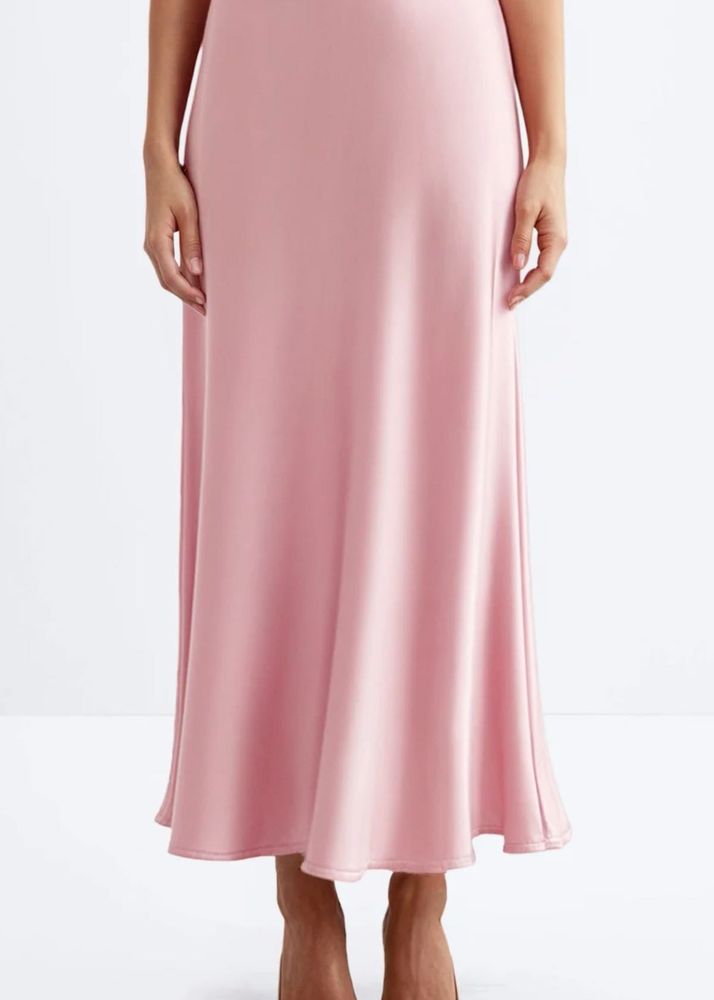 Pink Maxi Skirt