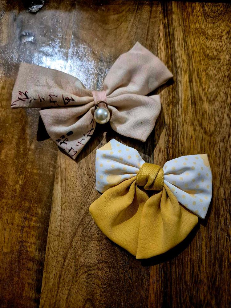 Cute Bow Hair Clip Set of 2