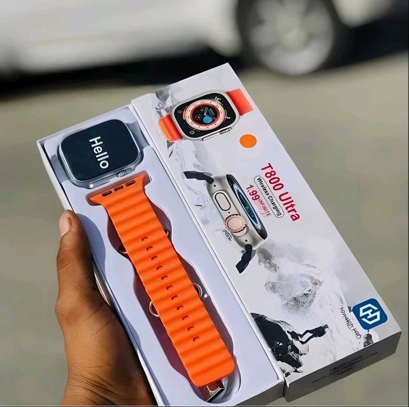 T800 Ultra Smartwatch - Orange Band