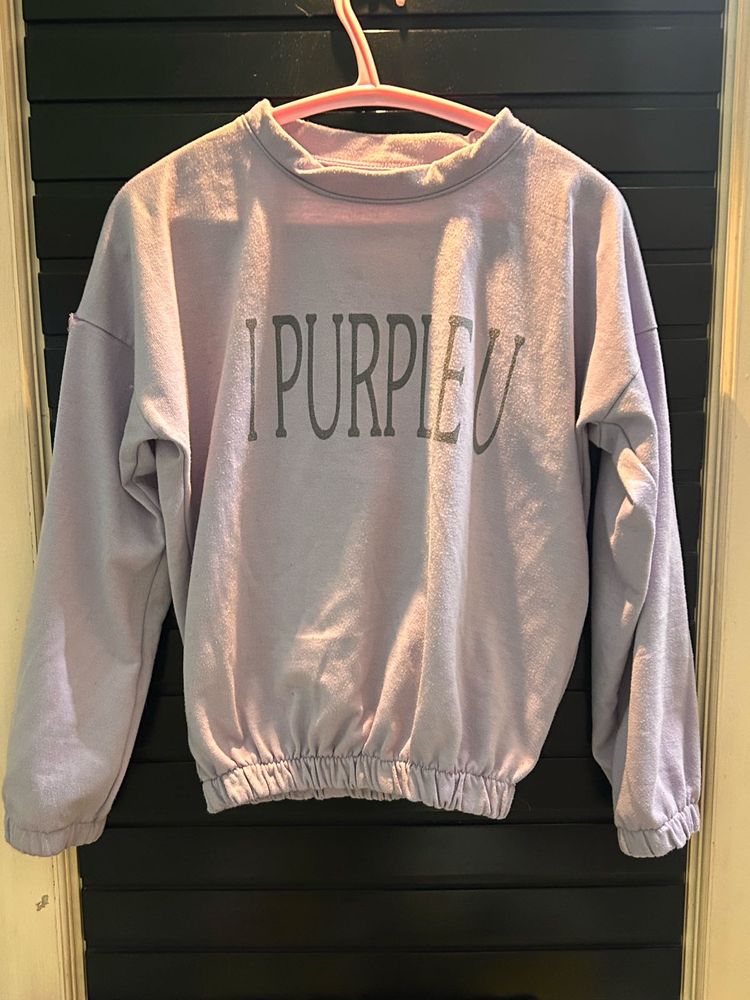 sweatshirt -lavender/purple