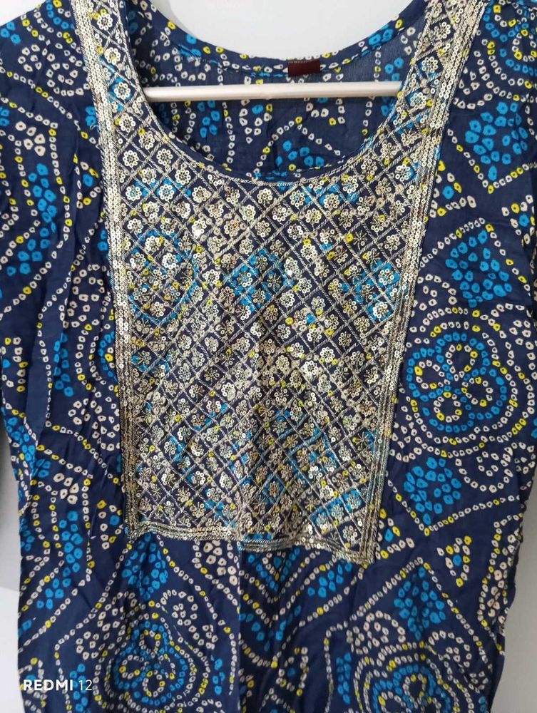 Bandhani Print Kurta