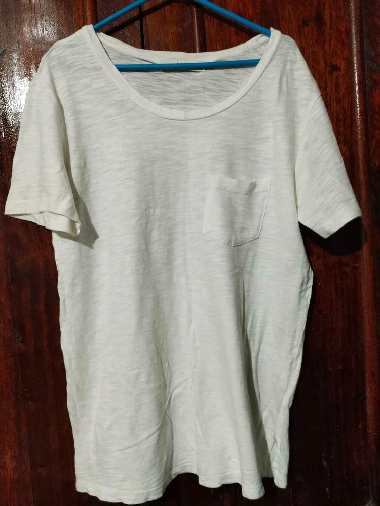 White Pocket Tee