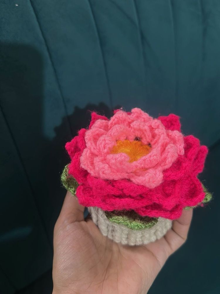 Handmade Crochet Flower Decoration