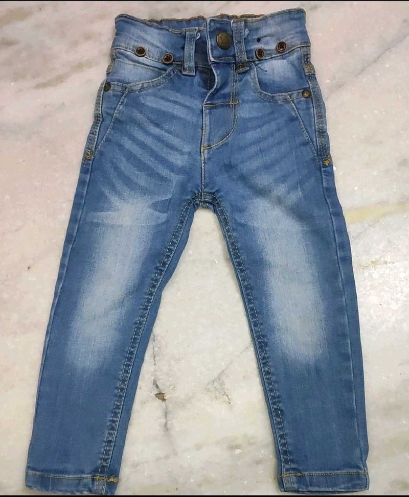 Blue Jeans Denim For 6- 9 Month Baby Girl