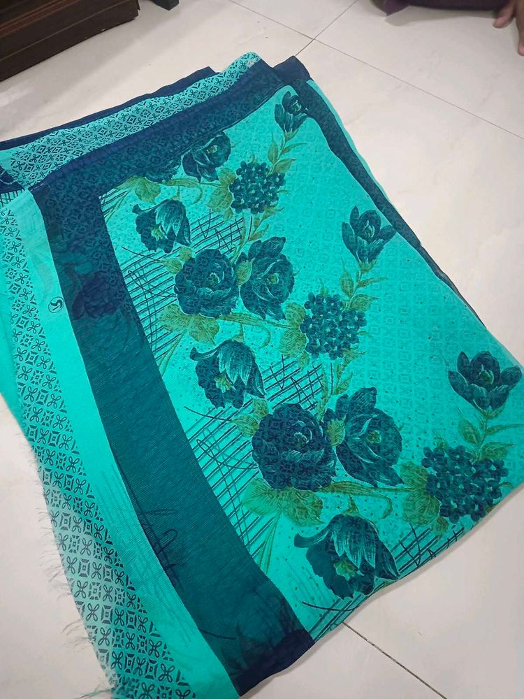 Floral Print Saree