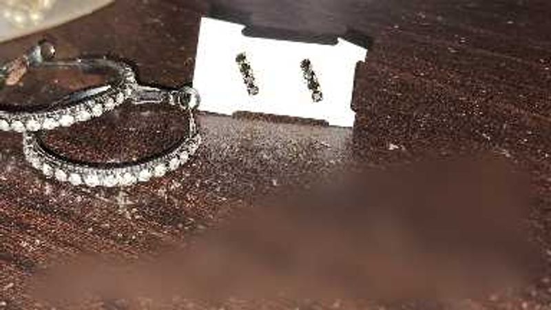 Sparkling Silver Tone Hoop &amp; Stud Earrings