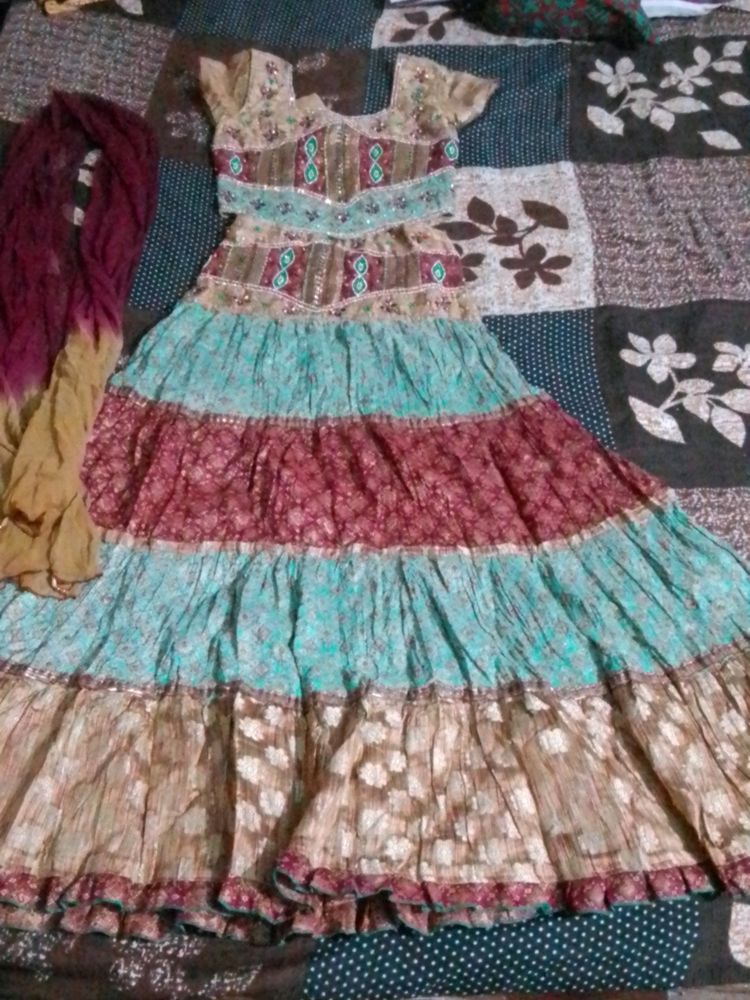 😍Beautiful Lehnga Choli With Dupatta 🌈✨