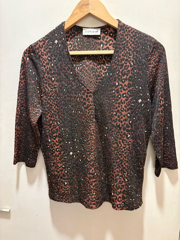 Beautiful Leopard Print Top