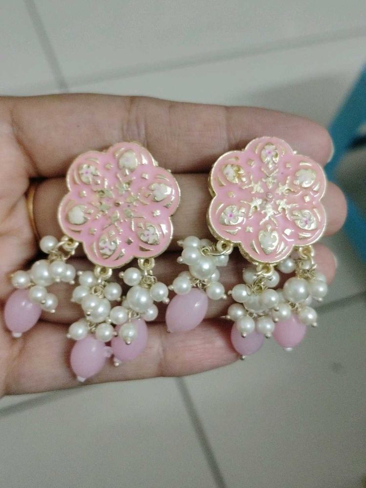 Baby Pink Earrings