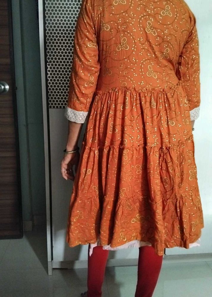 Tiered Printed Kurta