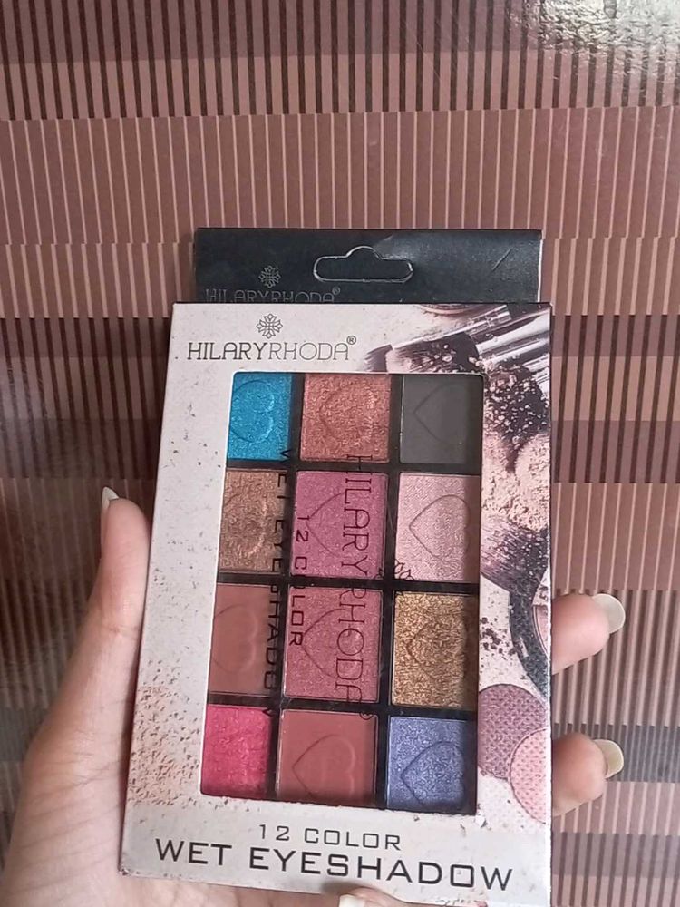 Hilaryrhoda 12 Color Wet Eyeshadow