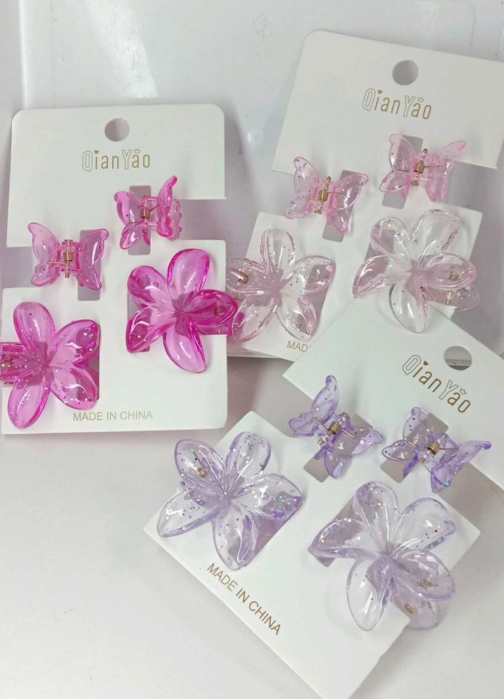 Cute Flower Hair Clips