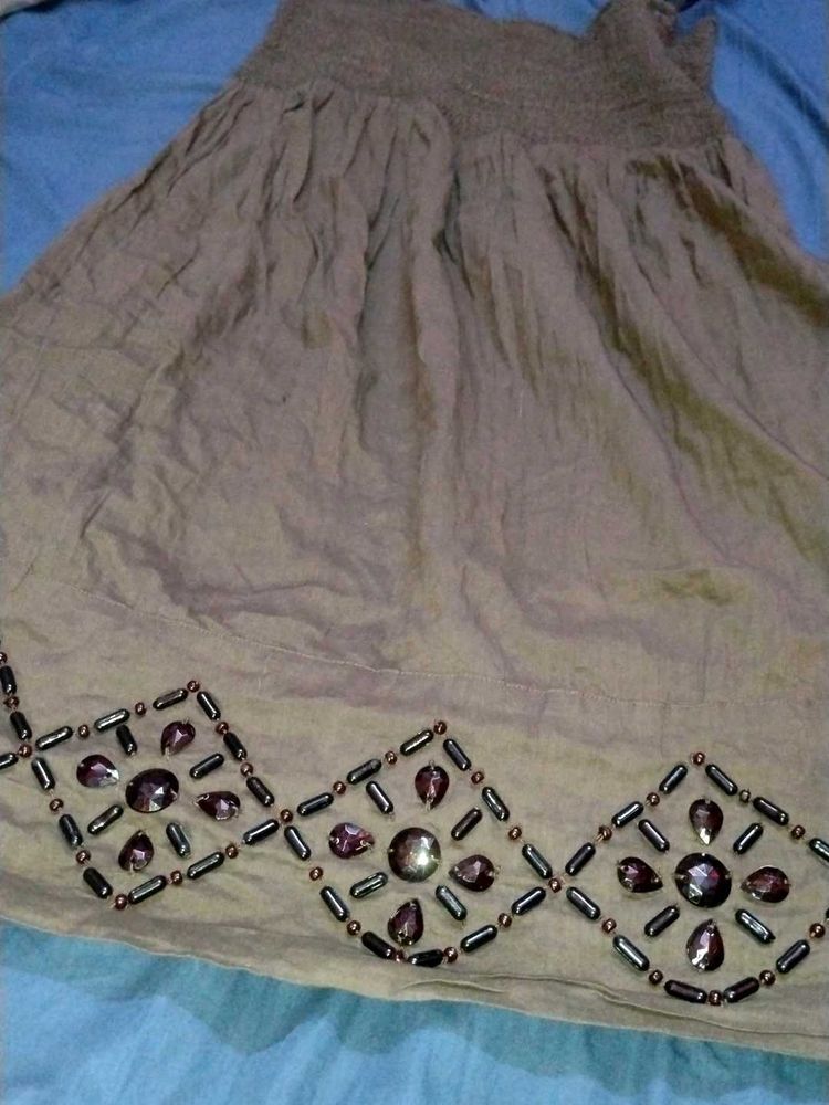 Y2k Beaded Dress /Top
