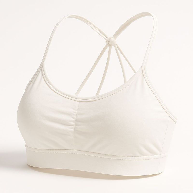 White Sports Bra