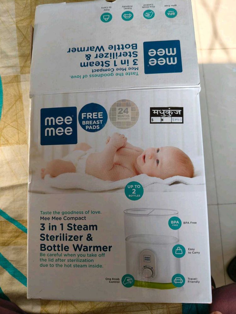 MeMee 3 in 1 Steam Sterilizar Bottle Warm