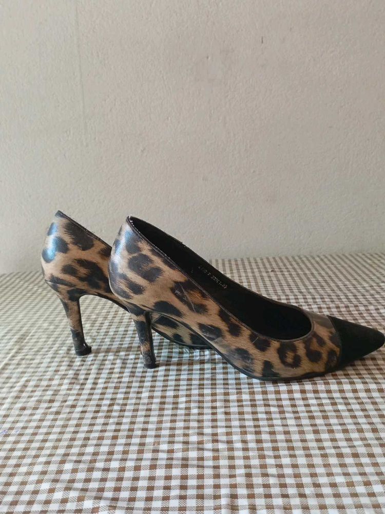 Leopard Print Heels