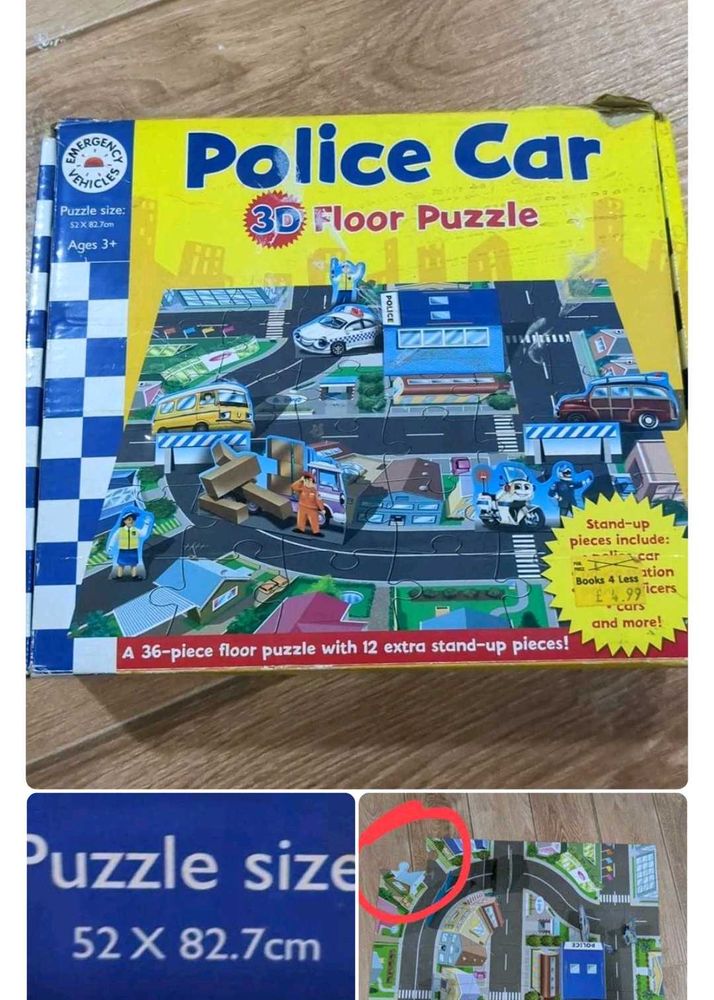 Thomas And Friends Game &amp; Police Car Puzzle