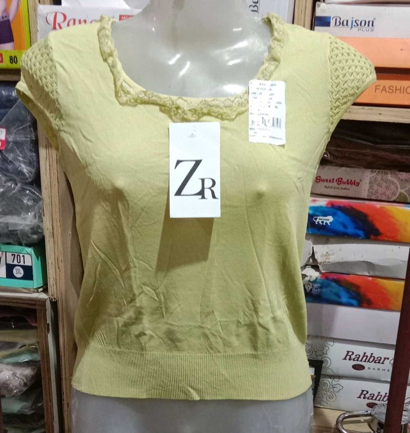Fancy Knitted Top For Girls