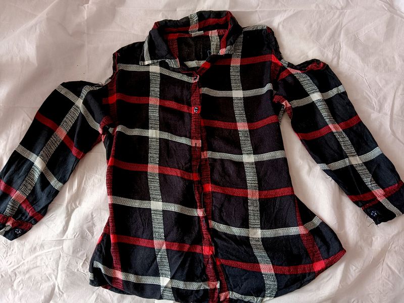 Shirt, With Cold Shoulder