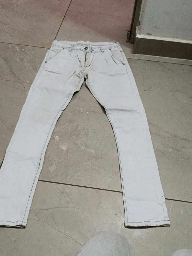 White Denim Jeans