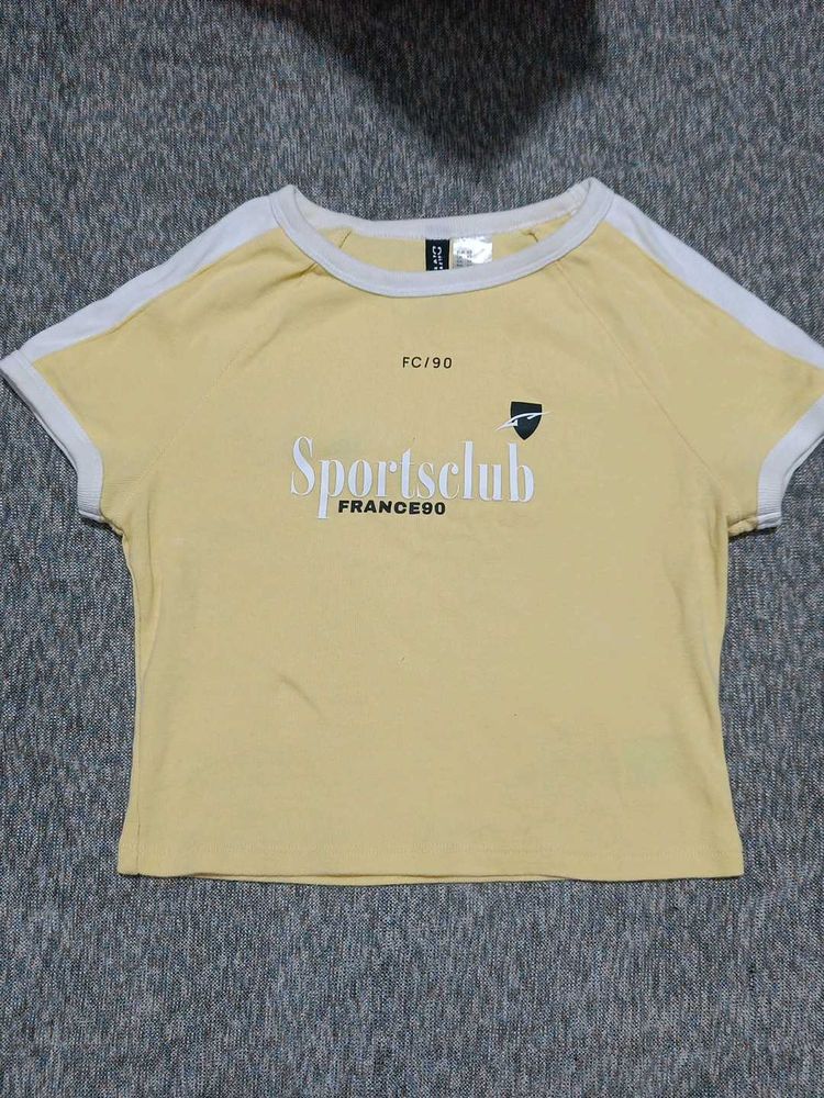 H&amp;M Sportsclub Crop Top