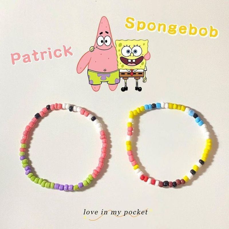 Spongebob Beaded Bracelets