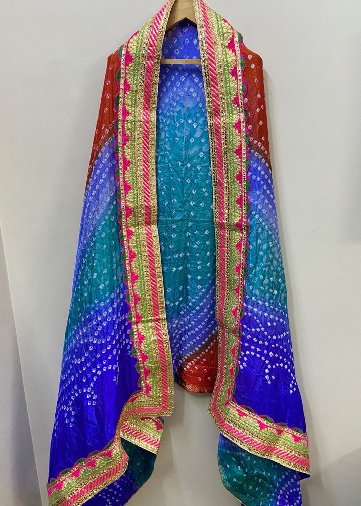 Silk Bandhani Dupatta