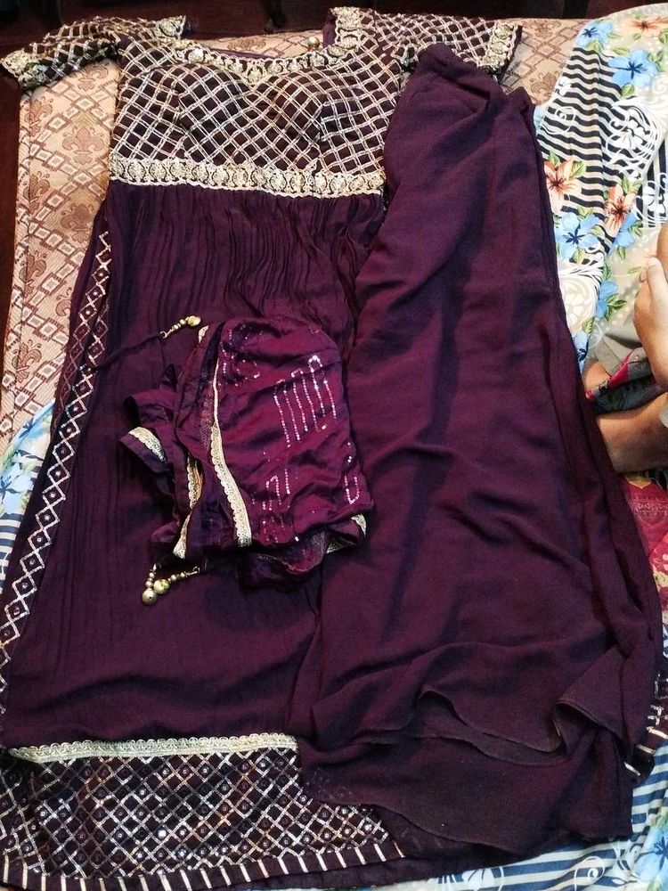 Elegant Purple Dress