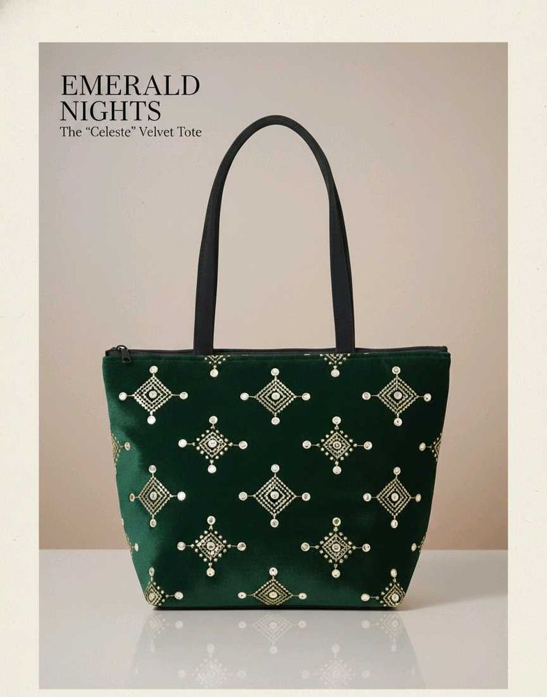 Embroidered Tote Bag