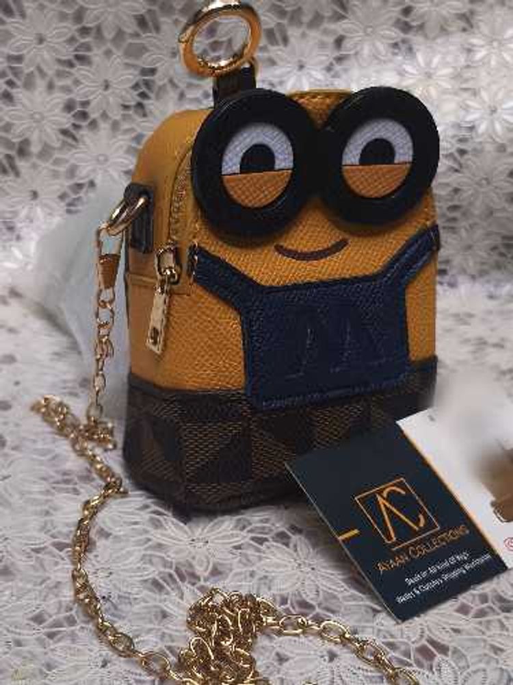 Minion Inspired Crossbody Bag+ pouch