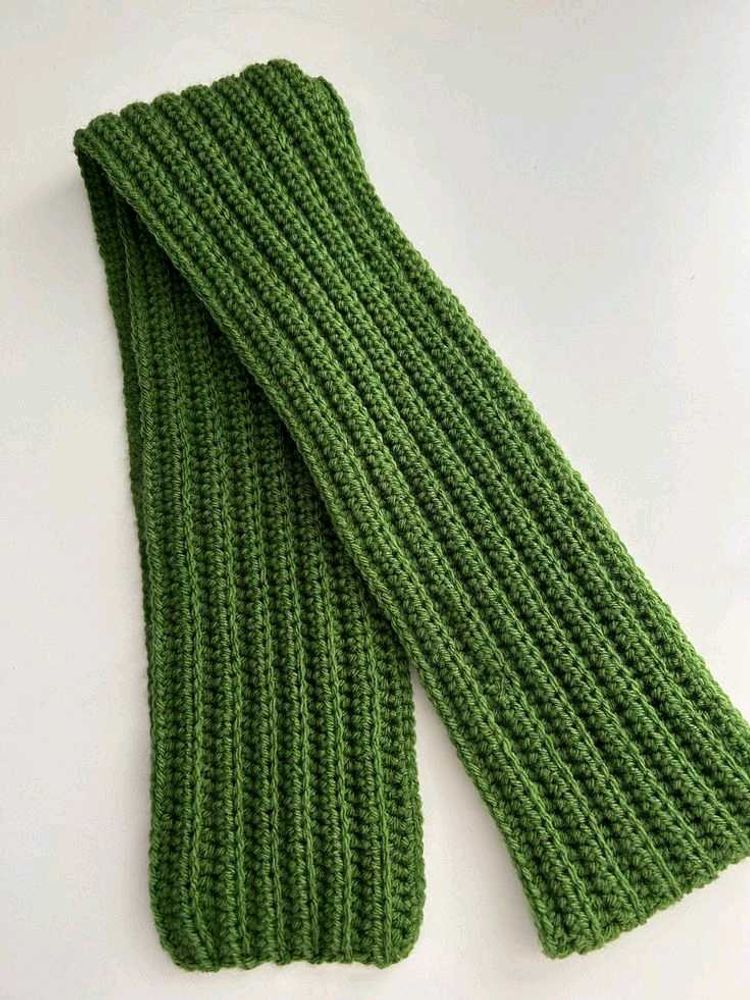 Green Knitted Scarf
