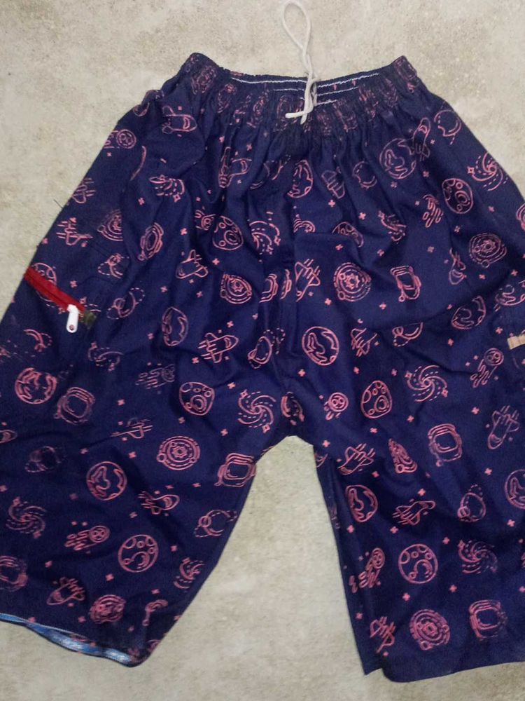 Galaxy Print Lounge Shorts