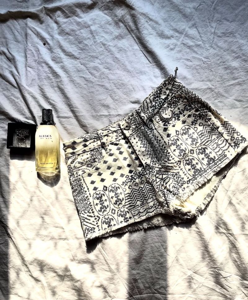 Boho Denim Shorts