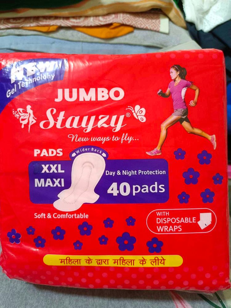 Stayzy XXL Maxi Pads - 40 Count