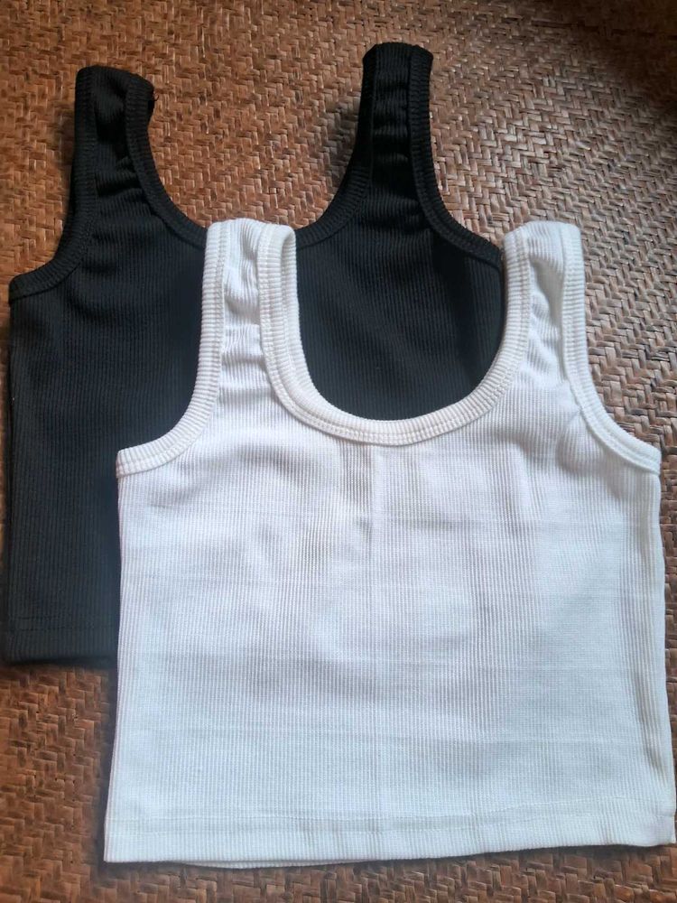 Tank Top/Crop Top🤍🖤