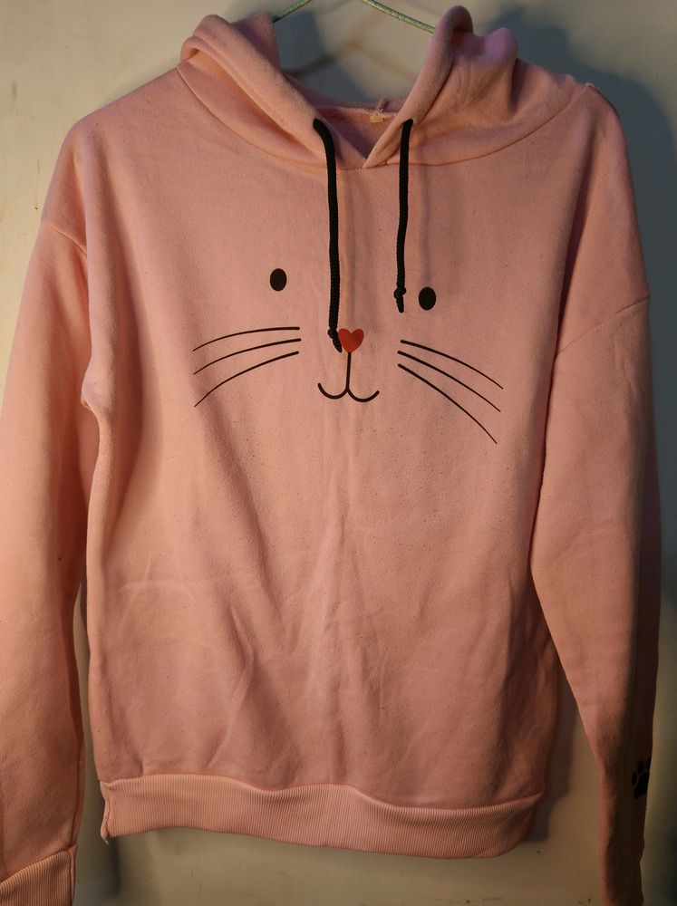 Cute Pink Hoodie For Women