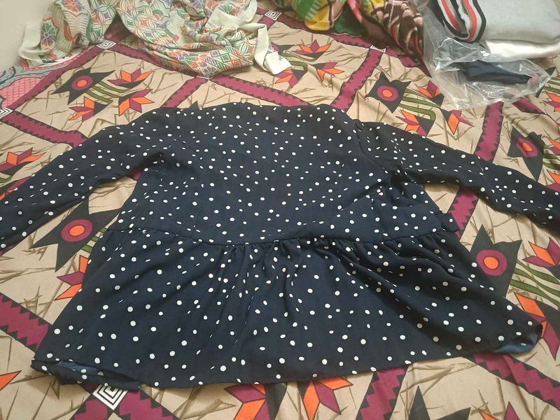 Cute Top With Blue Colour