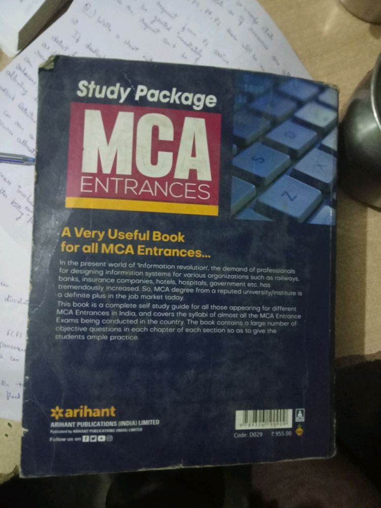 Arihant MCA Preparation Book