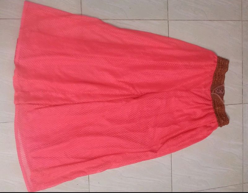 Coral Georgette Palazzos