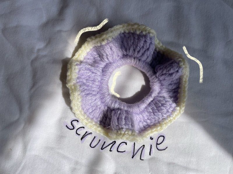 Handmade Crochet Scrunchie