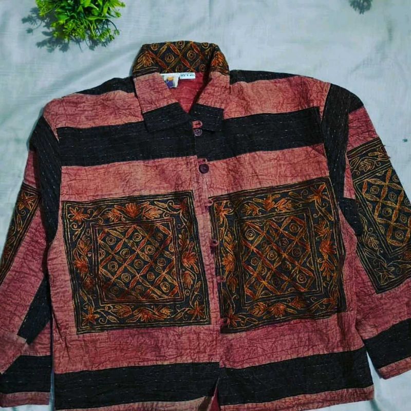 kashmiri court or jacket handmade embroidery 🪡