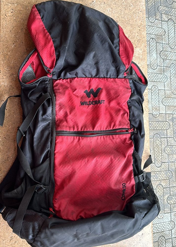 Wildcraft Red &amp; Black Backpack