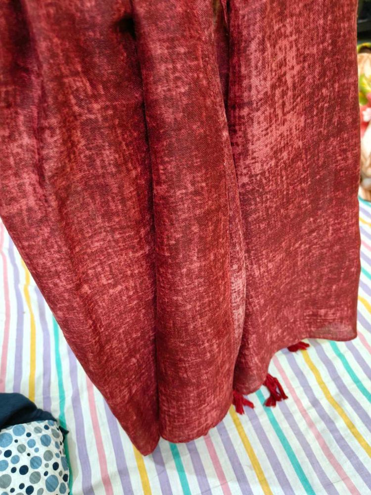 Elegant Red Dupatta