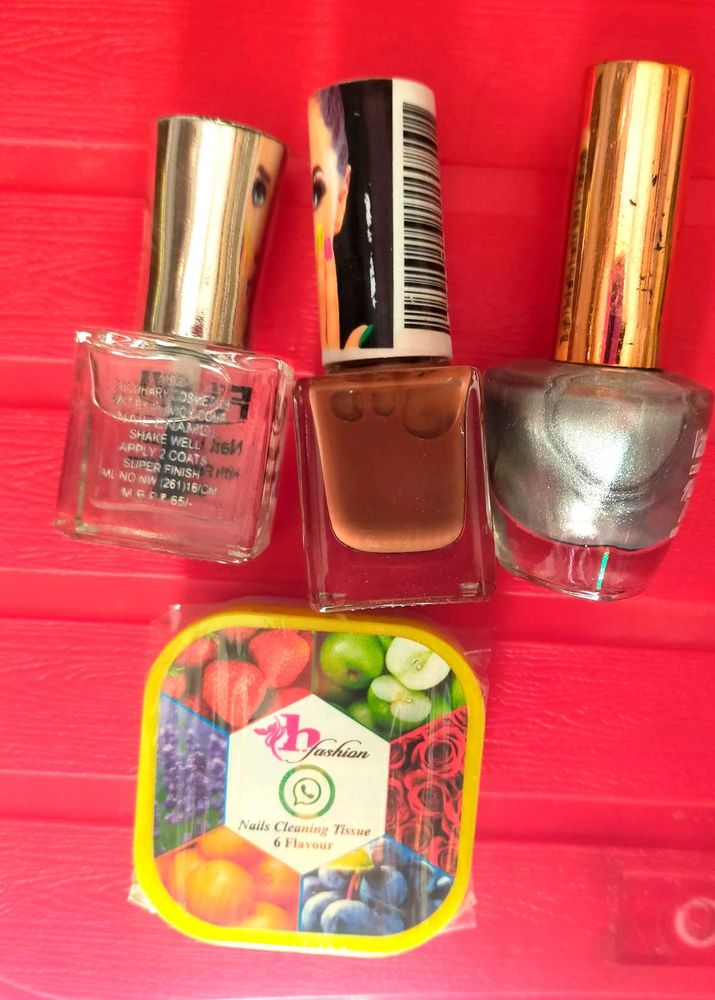 3 Nail Polish and Paint Remover