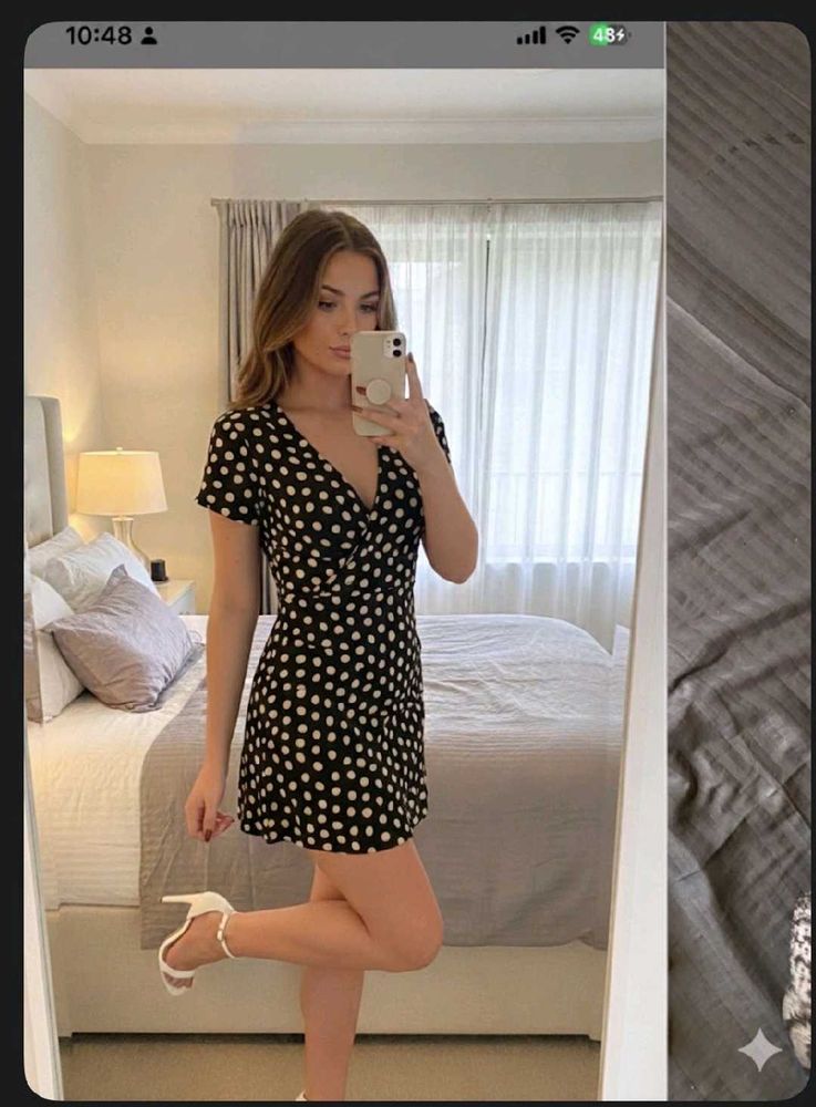 Polka Dot Mini Dress