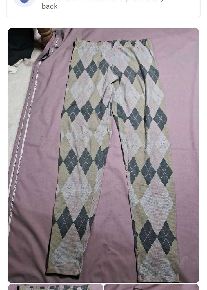 Patterned Leggings gym tights