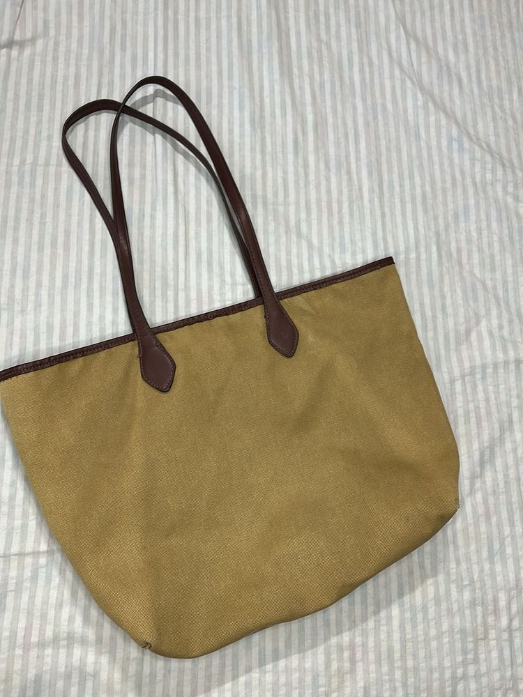 Tan Tote Bag
