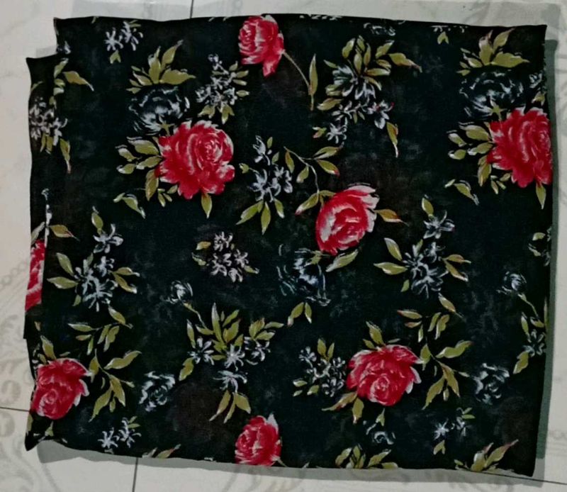 Floral Print Saree
