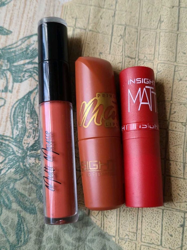 Combo of 3 Lipsticks